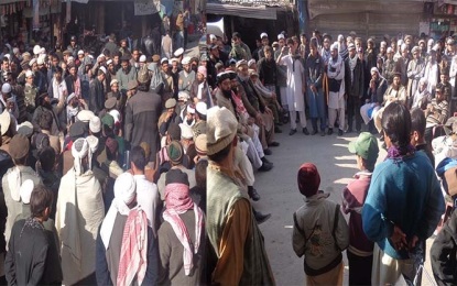 چترال، جمعیت علماء اسلام کے مرکزی راہنما ڈاکٹر خالد سومرو کے قتل کے خلاف احتجاجی مظاہرہ