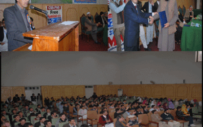 چترال اسٹوڈنٹس ایسوسی ایشن کے زیر انتظام پشاور میں ایوارڈ اور اسکالر شپ تقسیم کرنے کی تقریب 