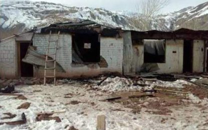 چترال: ریشن گاؤں میں نامعلوم شرپسندوں نے صوبیدار(ر) یفتالی شاہ کے گھر کوآگ لگادی