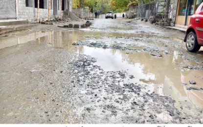 وزیر اعلی گلگت بلتستان کے انتخابی حلقے ذولفقار آباد میں سڑکوں کی حالت قابل رحم
